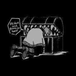 Escape the Mimic on Black Front Art Preview