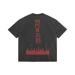 Alternative view of Fourth Hokage - 285gsm Faded Wash T-Shirt
