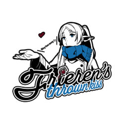 Alternative view of Frieren's Blow Kiss, 305GSM T-Shirt