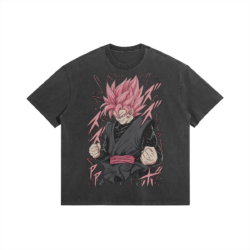 Goku Black - 285gsm Faded Wash T-Shirt