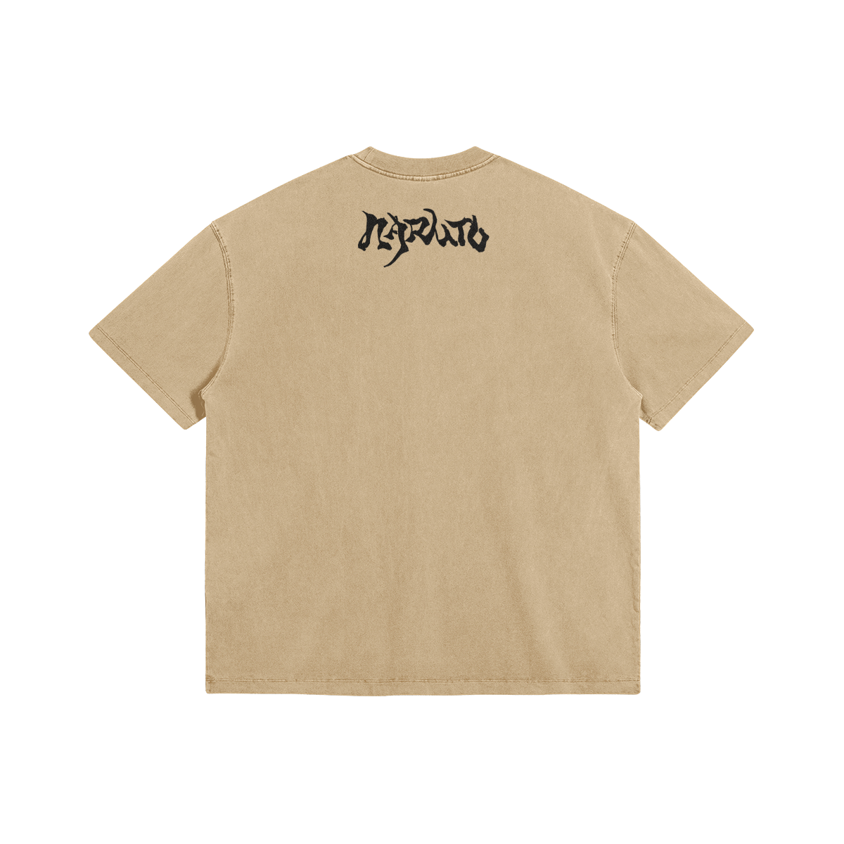 Naruto Character Art Faded Wash T Shirt Back Naruto - 285gsm Faded Wash T-Shirt - Image 2