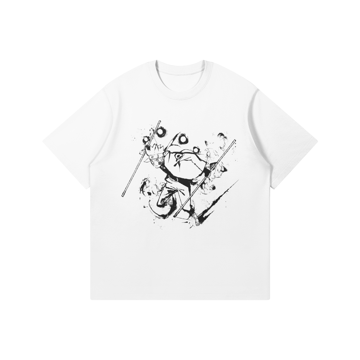 Naruto Character Art T Shirt Front Naruto T-Shirt