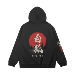 City Fox - 380GSM Washed Hoodie