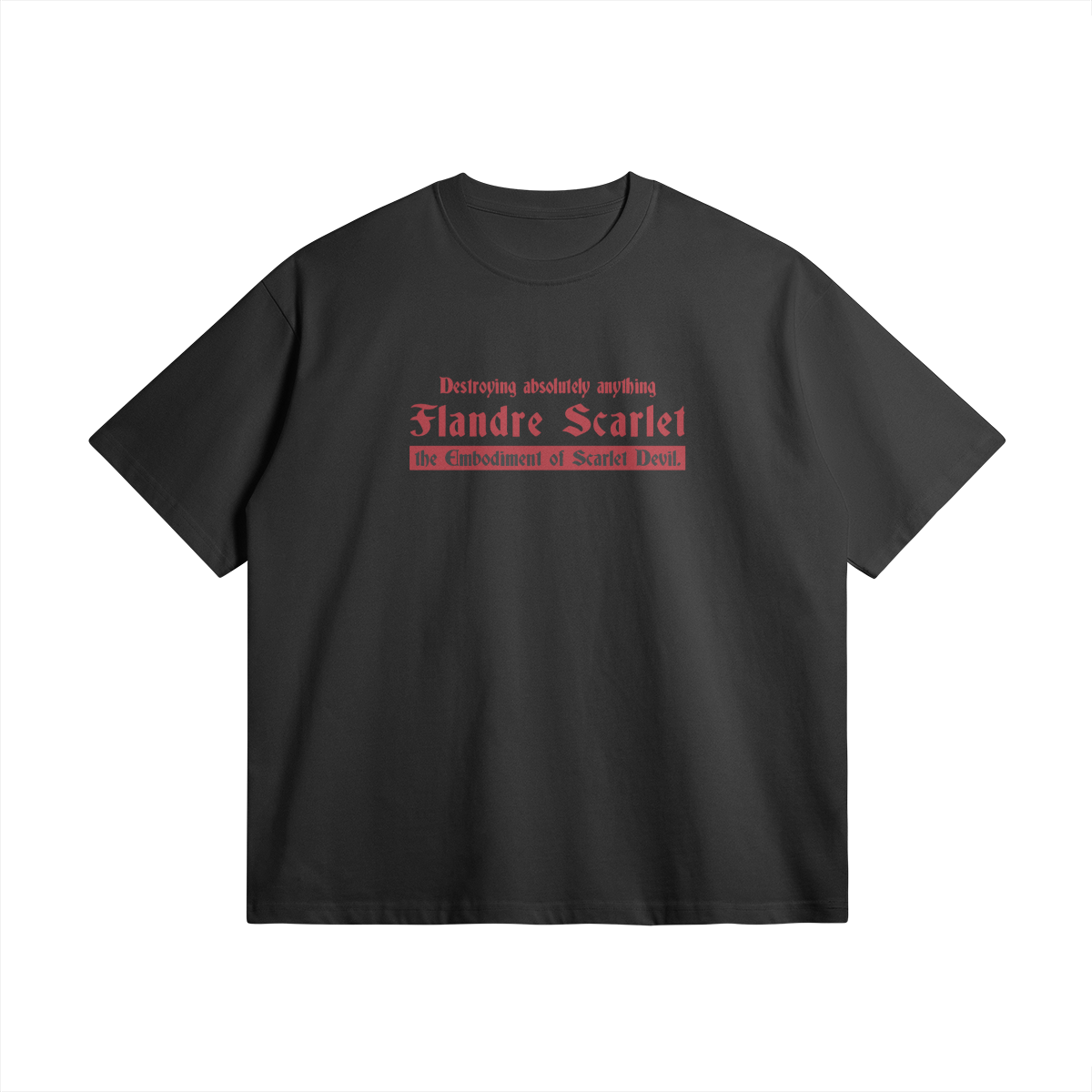 Flandre Scarlet 305GSM T Shirt Flandre Scarlet, Oversized 305GSM T-Shirt
