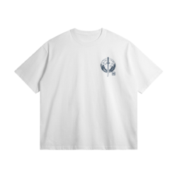 Alternative view of Flowing Water Slash, 305GSM Oversized T-Shirt
