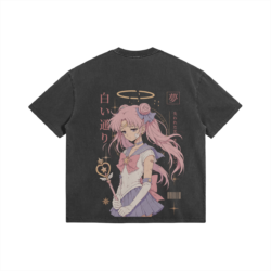 Alternative view of Lost Light, 285GSM Faded Wash T-Shirt