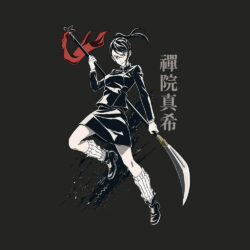 Maki Zenin Back Art Preview