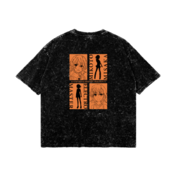 Misaka Mikoto 260GSM Snow Wash T Shirt Misaka Mikoto, Snow Washed T-Shirt