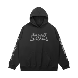 Nazuna 380GSM Faded Wash Hoodie Front Nazuna - 380GSM Washed Hoodie