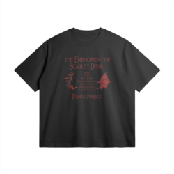 Scarlet Devil, Oversized 305GSM T-Shirt