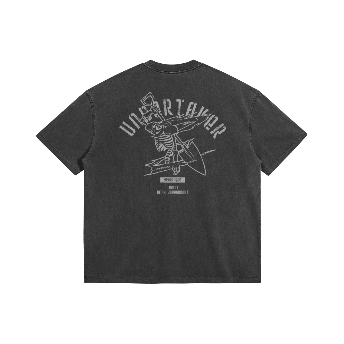 Spearhead 285GSM Faded Wash T Shirt Back Spearhead, 285GSM Faded Wash T-Shirt - Image 2