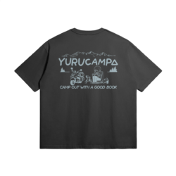 Alternative view of Yuru Camp, 305GSM Oversized T-Shirt
