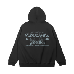 Yuru Camp - 380GSM Washed Hoodie