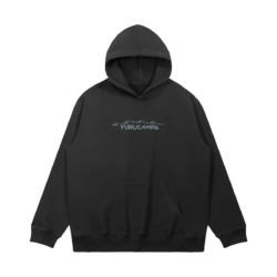 Alternative view of Yuru Camp - 380GSM Washed Hoodie