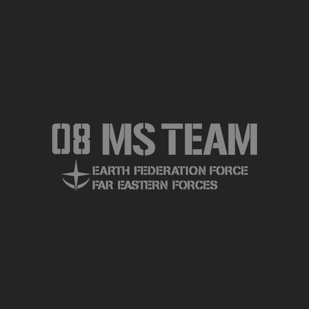 08 MS Team Art Preview 08th MS Team - 285GSM Faded Wash T-Shirt - Image 3