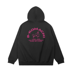 Alternative view of B-Komachi x Ichigo Production, Embroidery - 380GSM Washed Hoodie