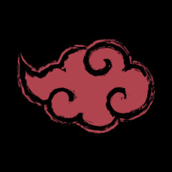 Distressed Akatsuki Symbol Art Preview