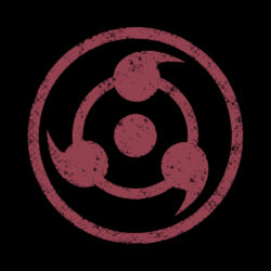 Distressed Uchiha Symbol Front Art Preview