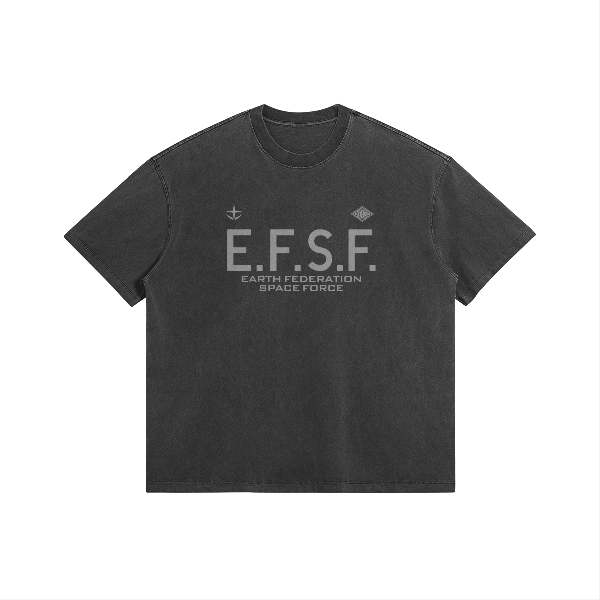 EFSF 285GSM Faded Wash T Shirt Front EFSF - 285GSM Faded Wash T-Shirt