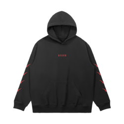 Geass 380GSM Washed Hoodie Front Geass, Embroidery - 380GSM Washed Hoodie