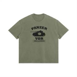 Panzer Vor, 285GSM Faded Wash T-Shirt