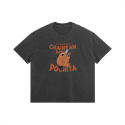 Pochita - 285gsm Faded Wash T-Shirt
