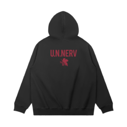 Evangelion NERV, Embroidery - 380GSM Washed Hoodie