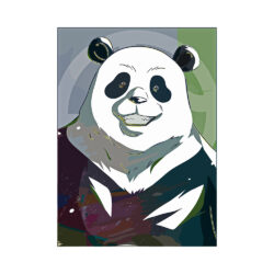 Alternative view of Panda - 305GSM Oversized T-Shirt