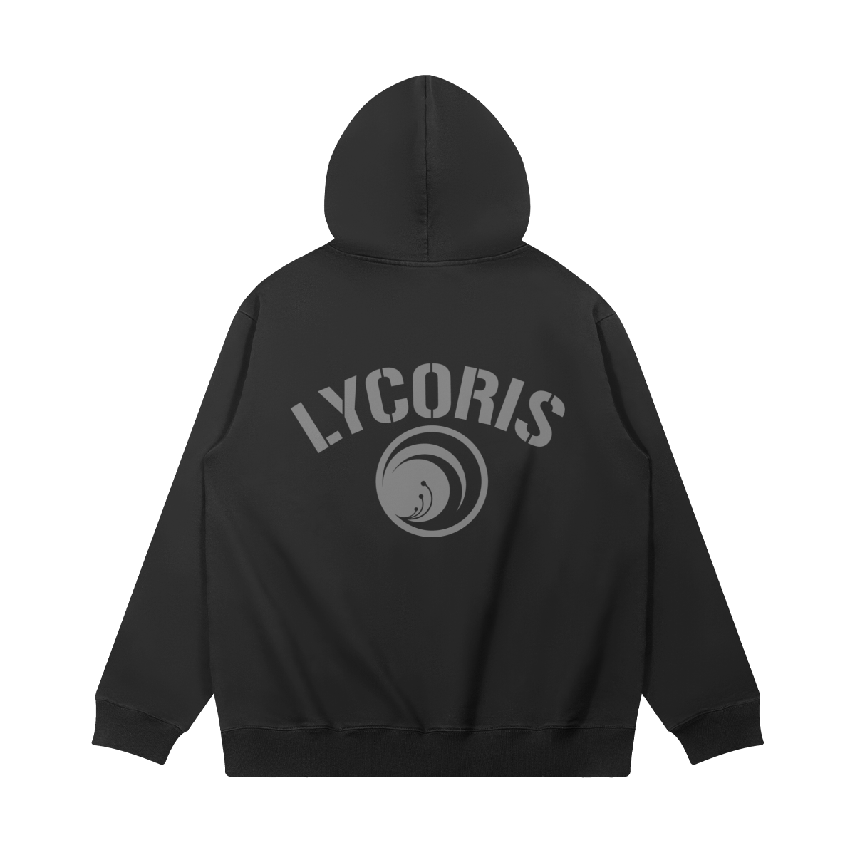 Direct Attack 380GSM Faded Wash Hoodie Back Lycoris Recoil, Direct Attack - 380GSM Washed Hoodie