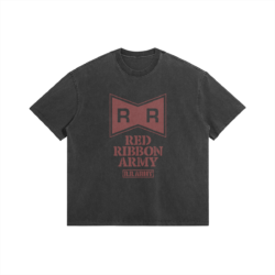 Red Ribbon Army 285GSM Faded Wash T Shirt Red Ribbon Army - 285gsm Faded Wash T-Shirt