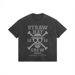 Straw Hat Crew 285GSM Faded Wash T Shirt Straw Hat Crew - 285gsm Faded Wash T-Shirt