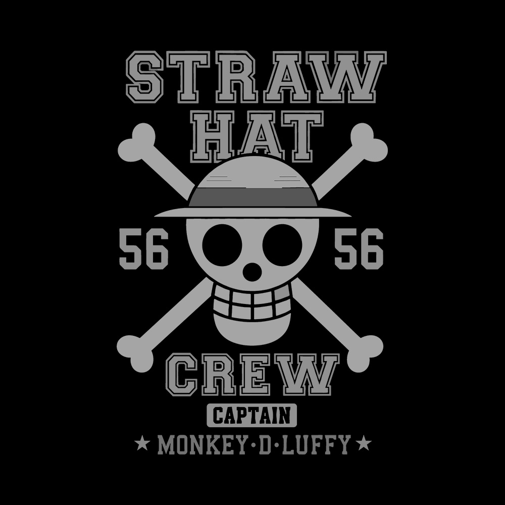 Straw Hat Crew Art Preview Straw Hat Crew - 285gsm Faded Wash T-Shirt - Image 2