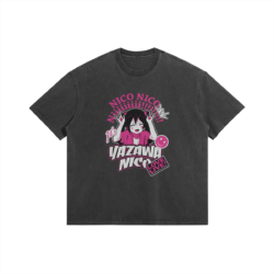 Yazawa Nico - 285gsm Faded Wash T-Shirt