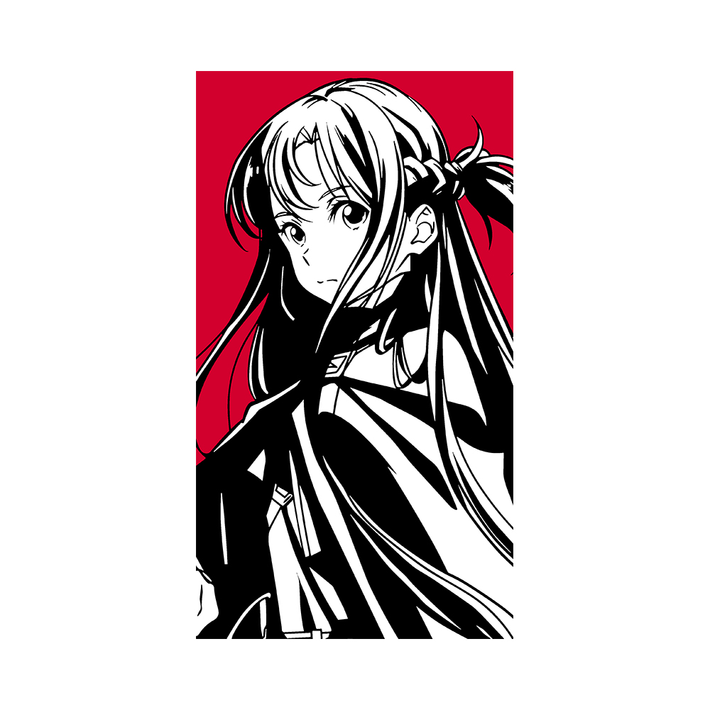 Asuna 3 Art Preview Asuna - 305GSM Oversized T-Shirt - Image 2