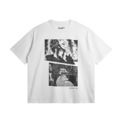 City Fox Manga Panel 1 305GSM Oversized T Shirt City Fox Manga Panel 001 - 305GSM Oversized T-Shirt