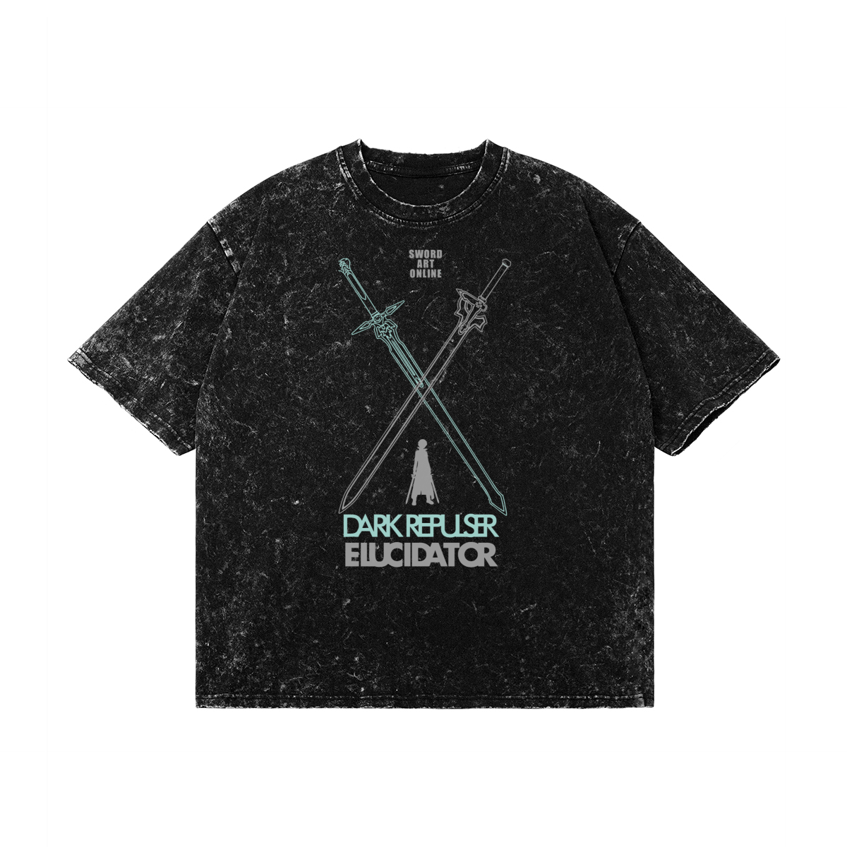 Dark Repulser 260GSM Snow Washed T Shirt Dark Repulser - Snow Washed T-Shirt