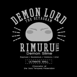 Alternative view of Demon Lord Rimuru - 285GSM Faded Wash T-Shirt