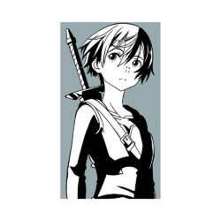 Alternative view of Kirito - 305GSM Oversized T-Shirt