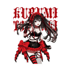 Alternative view of Date A Live, Kurumi - 305GSM Oversized T-Shirt