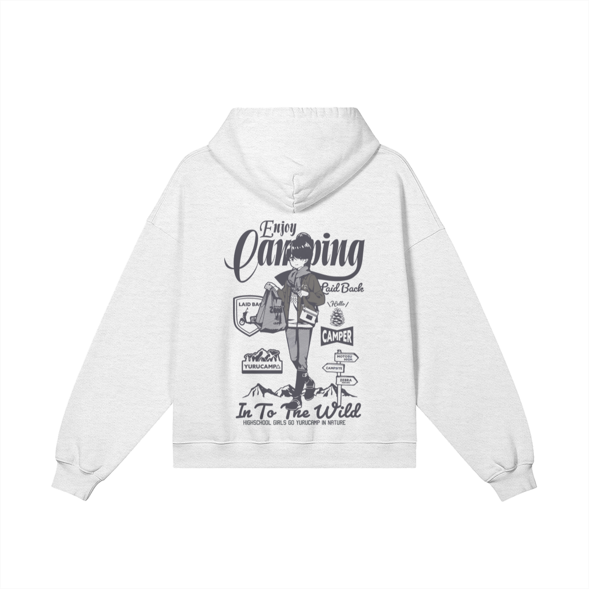 Laid Back Camper 440GSM Zip Hoodie Back Laid Back Camper - 440GSM Zip Hoodie