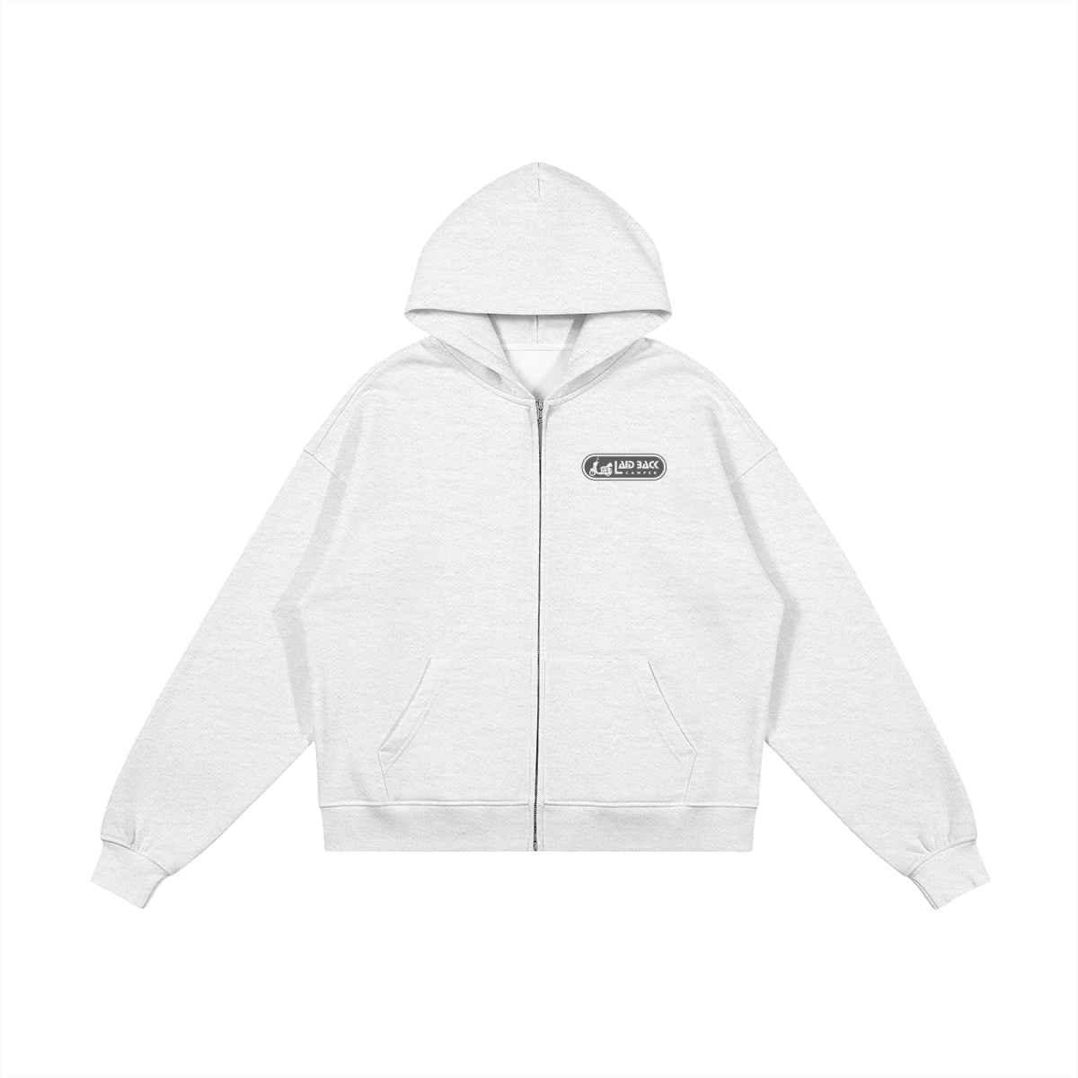 Laid Back Camper 440GSM Zip Hoodie Front Laid Back Camper - 440GSM Zip Hoodie - Image 2