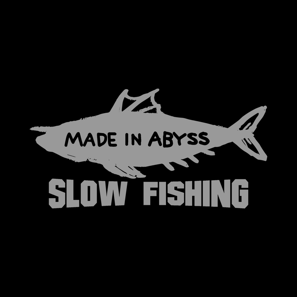 Slow Fishing Front Art Preview Nanachi, Slow Fishing - 285gsm Faded Wash T-Shirt - Image 3