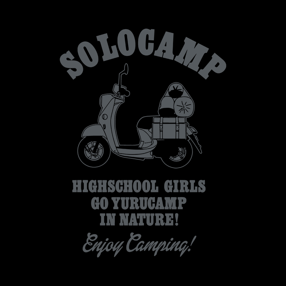 Yuru Camp Back Art Preview Yuru Camp - 285gsm Faded Wash T-Shirt - Image 4