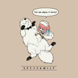 Alternative view of Anya and Bond - 240GSM Boxy T-Shirt