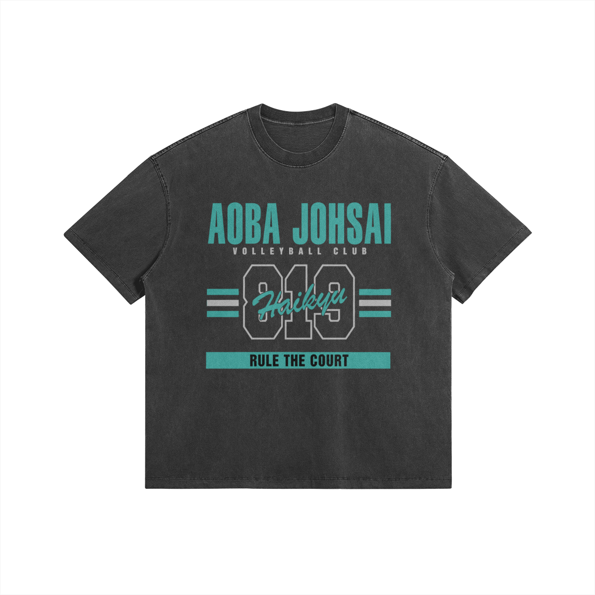 Aoba Johsai 285GSM Faded Wash T Shirt Aoba Johsai - 285gsm Faded Wash T-Shirt