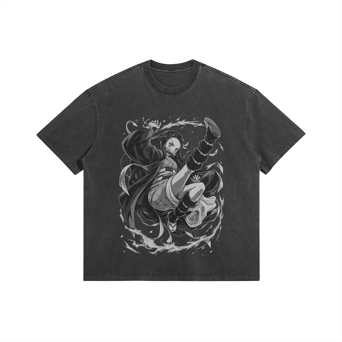 Art Kamada Nezuko 285GSM Faded Wash T Shirt Nezuko - 285gsm Faded Wash T-Shirt