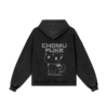 Chomusuke - 440GSM Snow Washed Zip Hoodie