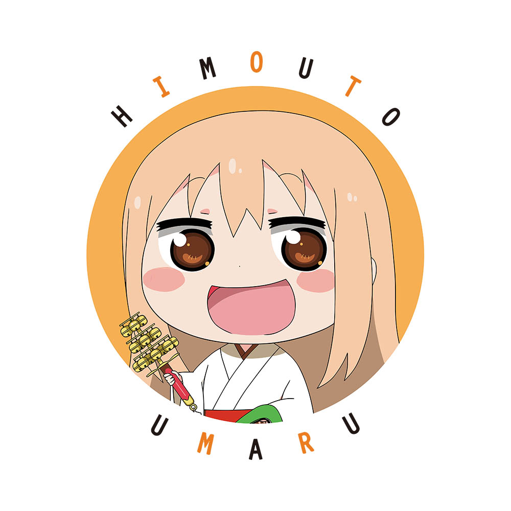 Himouto Umaru Art Preview Umaru - 240GSM Boxy T-Shirt - Image 2