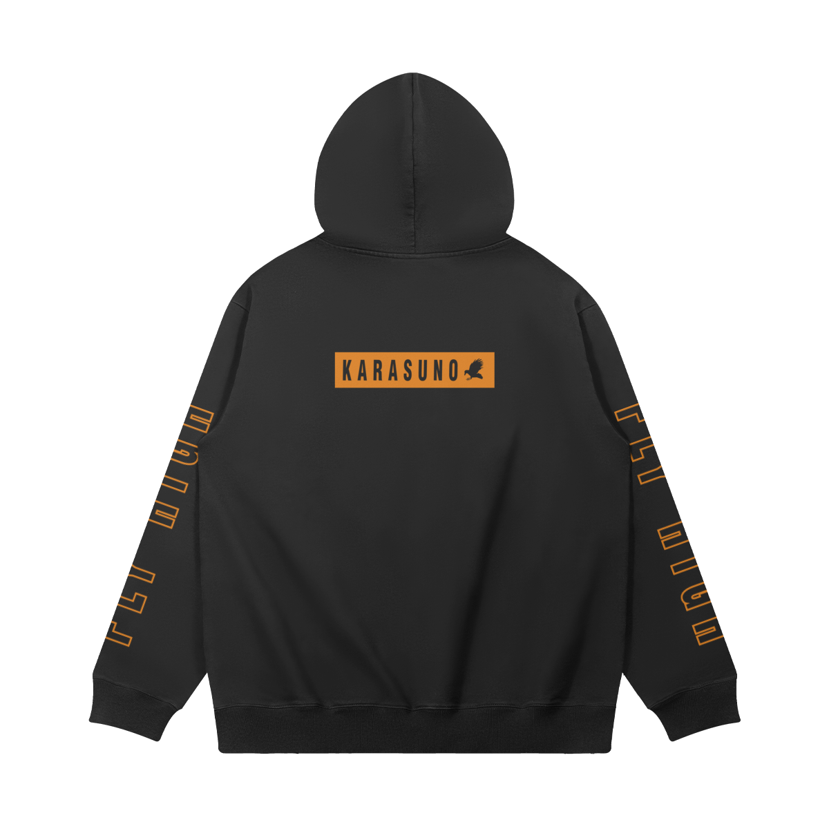 Karasuno Sweater 380GSM Hoodie Back Karasuno - 380GSM Washed Hoodie