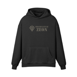 Alternative view of Principality of Zeon - 440GSM Faded Wash Hoodie